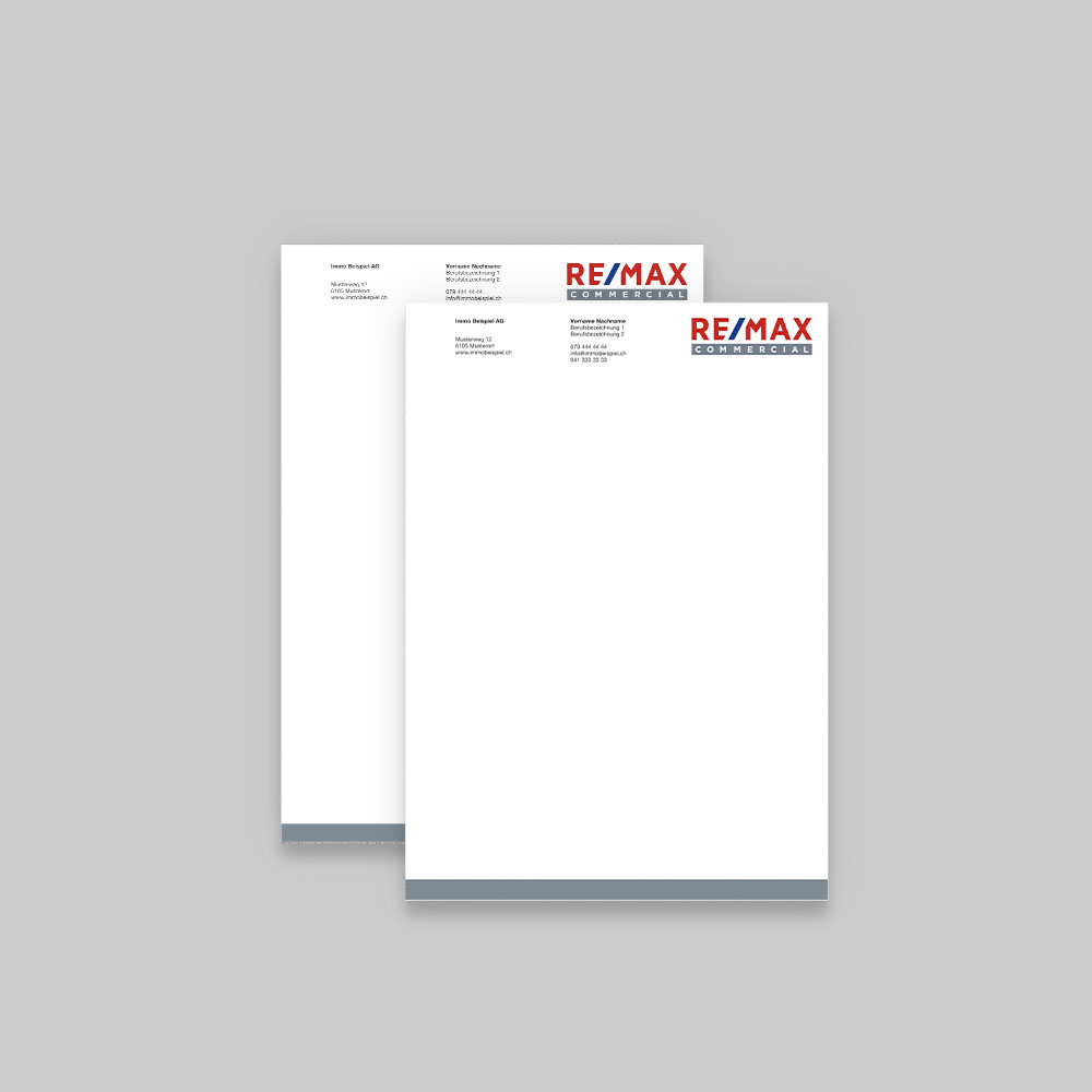 Briefpapier-personalisiert-commercial Briefpapier personalisiert – Bild 1